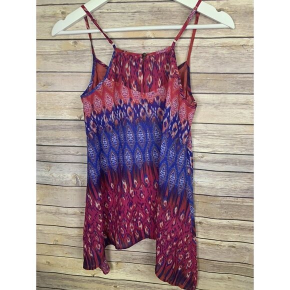 Maurices XS Asymmetric Tank Boho Sheer Top Tunic - Picture 7 of 8